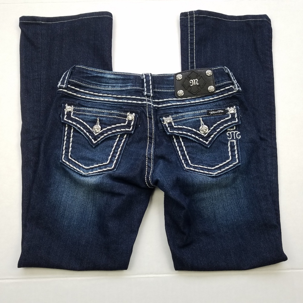 Miss Me Easy Boot Dark Wash Jeans